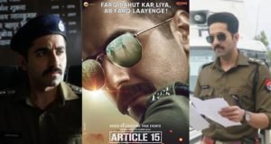 Ayushmann Khurrana's Article 15 First Look & Teaser, Trailer Coming on May 30