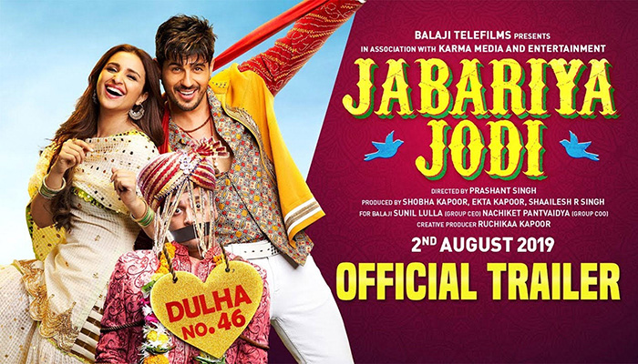 Jabariya Jodi Trailer: Sidharth Malhotra-Parineeti Chopra's Film Promises a Laughter Ride