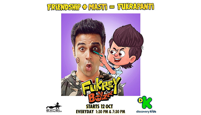 Hunny aka Pulkit Samrat gets his own Animated Avatar in 'Fukrey Boyzzz'