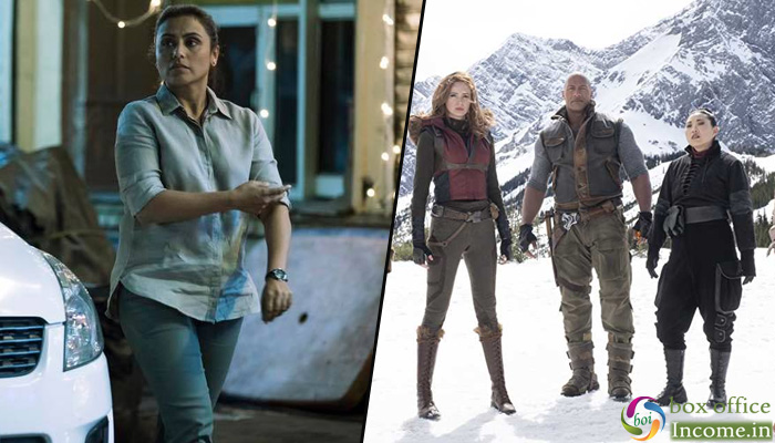Mardaani 2 and Jumanji: The Next Level 6th Day Collection: Wednesday Report!