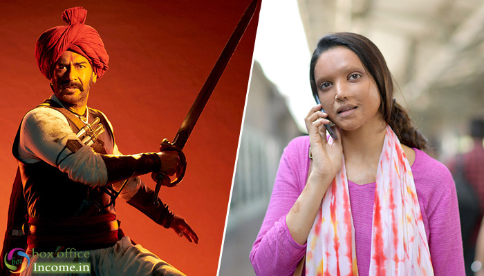 Tanhaji: The Unsung Warrior & Chhapaak 1st Day Collection: Ajay's Film takes a Solid Start!