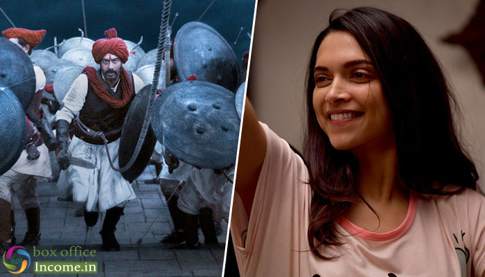 Tanhaji- The Unsung Warrior and Chhapaak 3rd Day Collection: 1st Weekend Report!