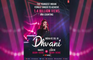 Dhvani Bhanushali to Achieve 1.4 Billion YouTube Views for Vaaste and Leja Re Dhvani Bhanushali to Achieve 1.4 Billion YouTube Views for Vaaste and Leja Re
