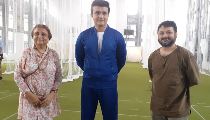 Shiboprosad Mukherjee and Nandita Roy directs Sourav Ganguly for an upcoming brand commercial