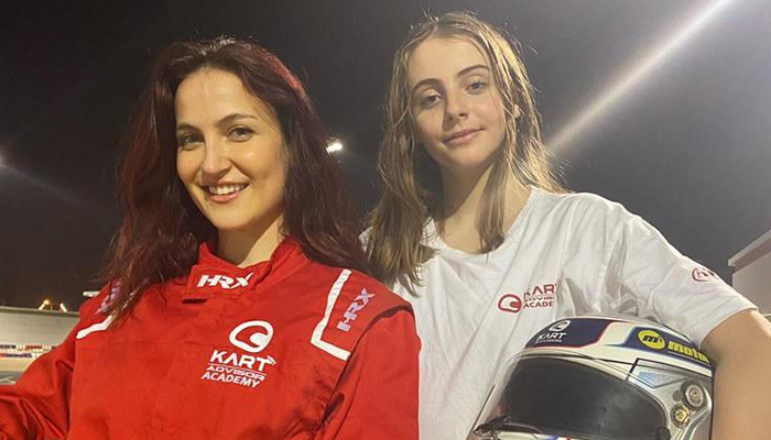 Elli AvrRam meets Female Karting Champion Sofia Necchi and shared her experience