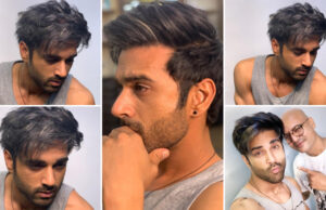 Pulkit Samrat sports a unique salt and pepper hairstyle for 'Taish'