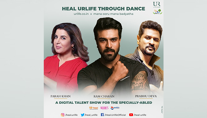 Ram Charan, Prabhudheva and Farah Khan gear up to host 'Heal URlife Through Dance'