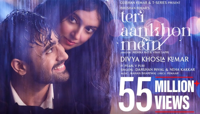 Fans can't get enough of 'Teri Aankhon Mein', crossed 55 million views on YouTube