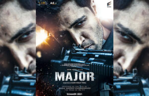 Capturing the fierce bravery of Major Sandeep Unnikrishnan, Team Major unveils the First Look Poster