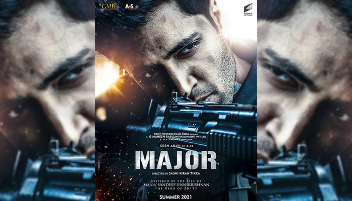 Capturing the fierce bravery of Major Sandeep Unnikrishnan, Team Major unveils the First Look Poster