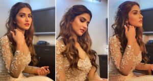 Pranutan Bahl is a sight to behold in a mermaid dress at the Bombay Times Fashion Week 2020