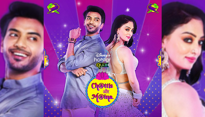 Sandeepa Dhar and Vikram Chauhan to star in romantic series Chattis Aur Maina; First Look Poster Out!