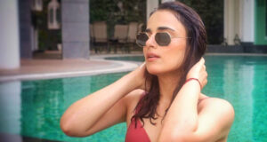 Radhika Madan is soaring the temperatures with her pool pic, but the cheeky captions grabs our attention