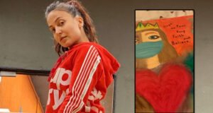 Elli AvrRam paints an Endearing Image as a tribute to all Nurses!