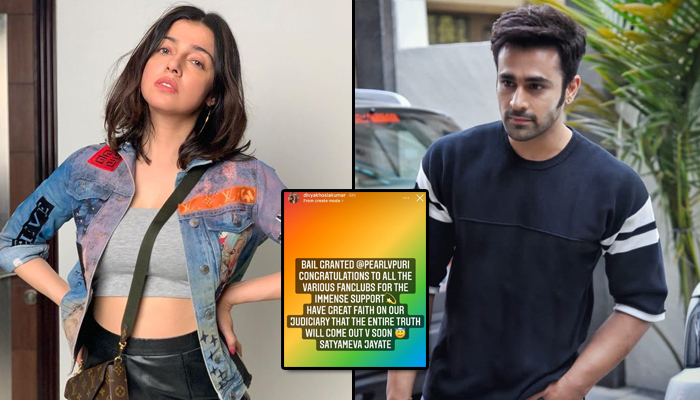 Divya Khosla Kumar is relieved As Pearl V Puri Gets Bail; Says "Have great faith on our judiciary that the entire truth come out v soon"