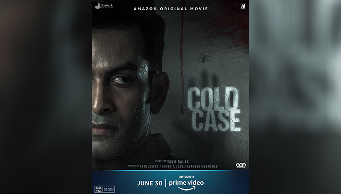 Prithviraj Sukumaran starrer 'Cold Case' to release on June 30 on Amazon Prime Video