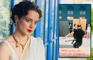 Kangana Ranaut shares a glimpse of her action rehearsals for Dhaakad; Calls Herself ‘Ladaku No 1’ Kangana Ranaut shares a glimpse of her action rehearsals for Dhaakad; Calls Herself ‘Ladaku No 1’
