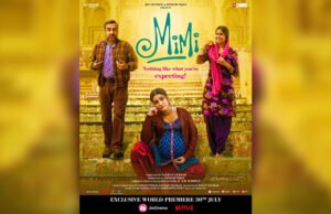 Actress Sai Tamhankar stuns alongside Pankaj Tripathi and Kriti Sanon in Mimi's New Poster
