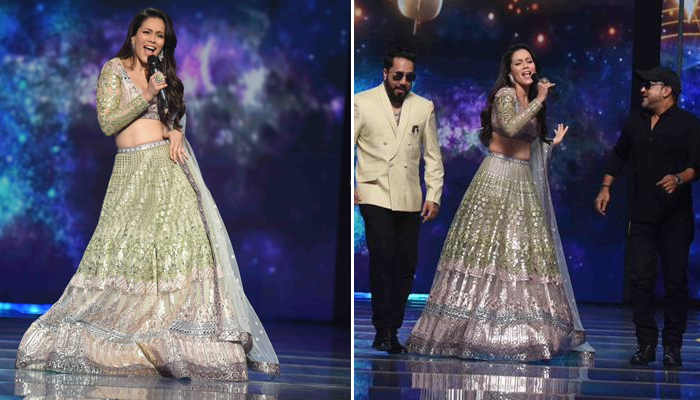 Waluscha De Sousa debuts as a singer for the Grand Finale of the 'Indian Pro Music League'