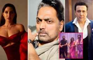 Nora Fatehi shakes a leg with the iconic OG’s Govinda and Ganesh Acharya on her upcoming song ‘Zaalima Coca Cola’ Nora Fatehi shakes a leg with the iconic OG's Govinda and Ganesh Acharya on her upcoming song 'Zaalima Coca Cola'