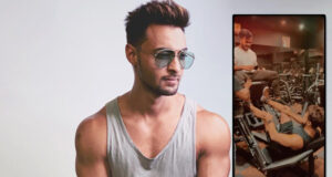Revealing the fun behind his strenuous workout, Aayush Sharma shares a short video from the gym