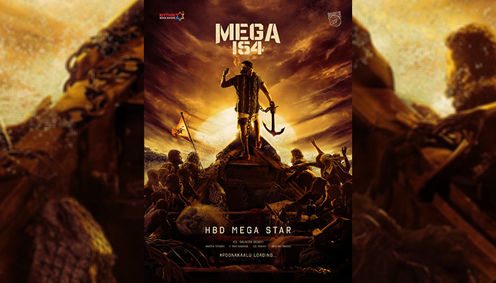 Mega 154: Mythri Movie Makers unveils Pre-look poster of Chiranjeevi's next with director Bobby