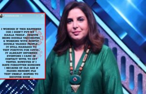 Farah Khan tests positive for COVID-19 after double dose of vaccine, says 'I forgot to put my kaala teeka'