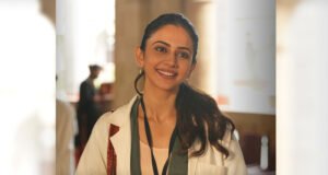 Rakul Preet Singh's first look from upcoming campus comedy-drama Doctor G!