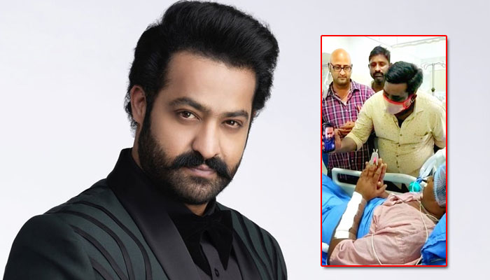 Jr NTR ardent fan injured in an accident; Actor video called to him and assists with medical treatment