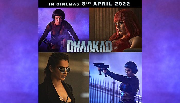 Dhaakad: Kangana Ranaut's Multiple interesting looks Unveiled, hitting theaters on April 8th 2022