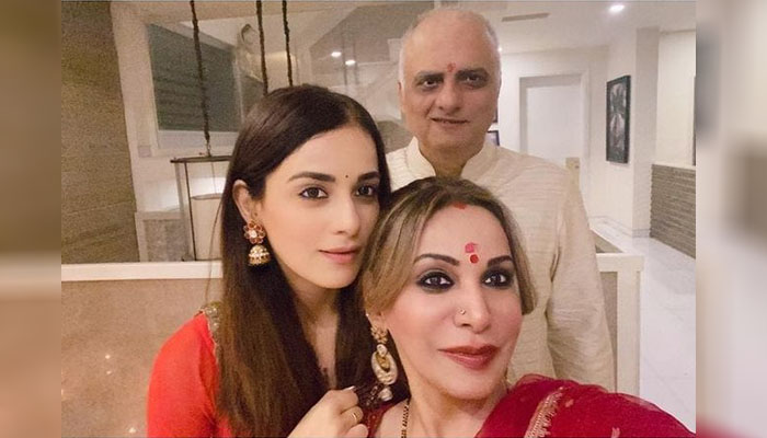 Radhika Madan doesn't Miss her Family Wali Diwali, Surprises parents after an off day at shoot!