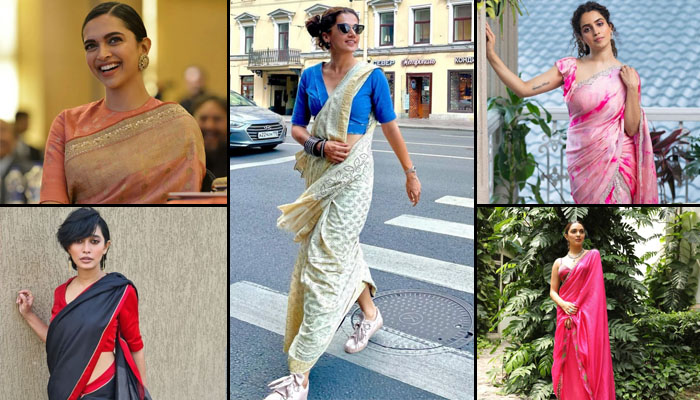 From Deepika Padukone To Kiara Advani: Actresses setting goals when it comes to styling a Saree!