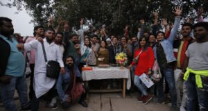Nushrratt Bharuccha wraps the shoot of her next, Janhit Mein Jaari in Chanderi!
