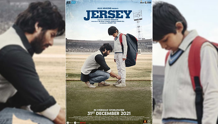 New poster of Shahid Kapoor starrer Jersey emphasises the father-son relationship!