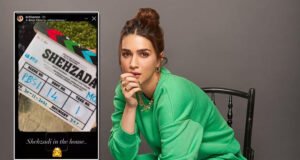 Kriti Sanon joins the Shehzada team in Delhi, says "Shehzadi in the House"