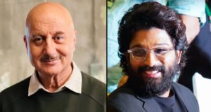 Anupam Kher shows out his desire to work with Allu Arjun, says "Hope to work with you soon"