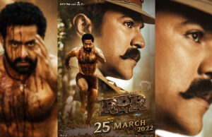 S.S Rajamouli's newest RRR poster features a bloody Jr. NTR & Intense Ram Charan!