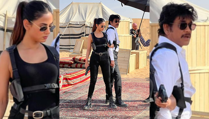 The Ghost: Akkineni Nagarjuna & Sonal Chauhan ruling the internet with their fierce Interpol officer look