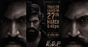 Yash starrer KGF Chapter 2 Trailer finally gets a release date; 27th March 2022 at 6:40 PM