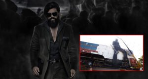 KGF Chapter 2: The craze of the film gets on to the next level with 100 feet large cut out of 'Rocky Bhai'