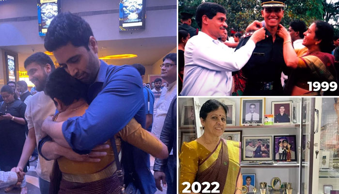 Major: Sandeep Unnikrishnan’s mother wore the same saree for Adivi Sesh that she wore for her son's graduation ceremony