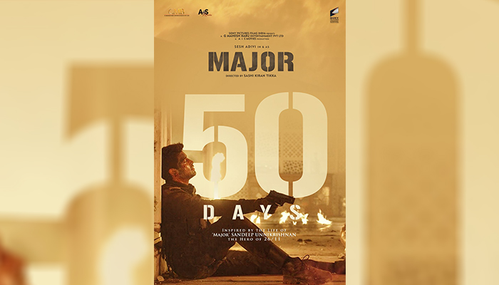 Major Completes 50 Days At The Box Office! Adivi Sesh says "Major Sandeep Unnikrishnan sir has blessed us"