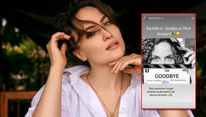 GoodBye: Elli AvrRam Is Super Excited For The Film, Here's What She Has To Say!