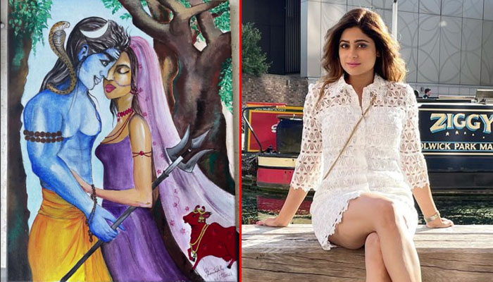 Shamita Shetty gives a glimpse of her painting; says 'You goto do what makes you happy'