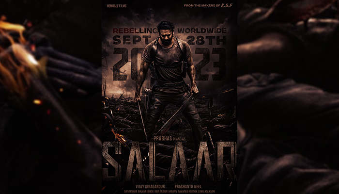 Salaar: Prabhas starrer to release on September 28, 2023; director Prashanth Neel unveils New Poster