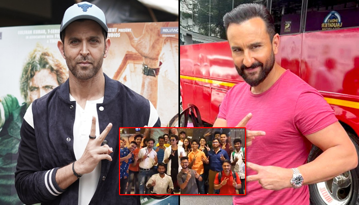 Hrithik Roshan and Saif Ali Khan Fans Go Crazy After experiencing the first ever exclusive preview screening of the trailer of Vikram Vedha - Watch Video