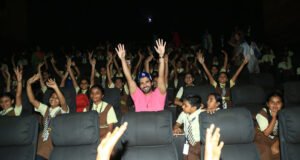 Aditya Seal hosts a special screening of Rocket Gang for kids from an NGO, Ahead of Children's Day