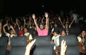 Aditya Seal hosts a special screening of Rocket Gang for kids from an NGO, Ahead of Children's Day