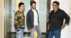 Kartik Aaryan, Director Anurag Basu and Producer Bhushan Kumar meet to discuss about Aashiqui 3