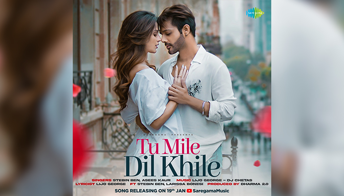 Tu Mile Dil Khile Motion Poster: Stebin Ben Romantic Melody to release on 19th January 2023